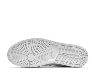 Tênis Nike Air Jordan 1 Mid 'Triple White' Branco – foto 5