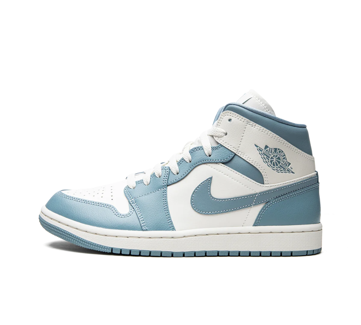 Tênis Nike Air Jordan 1 Mid 'UNC' Azul