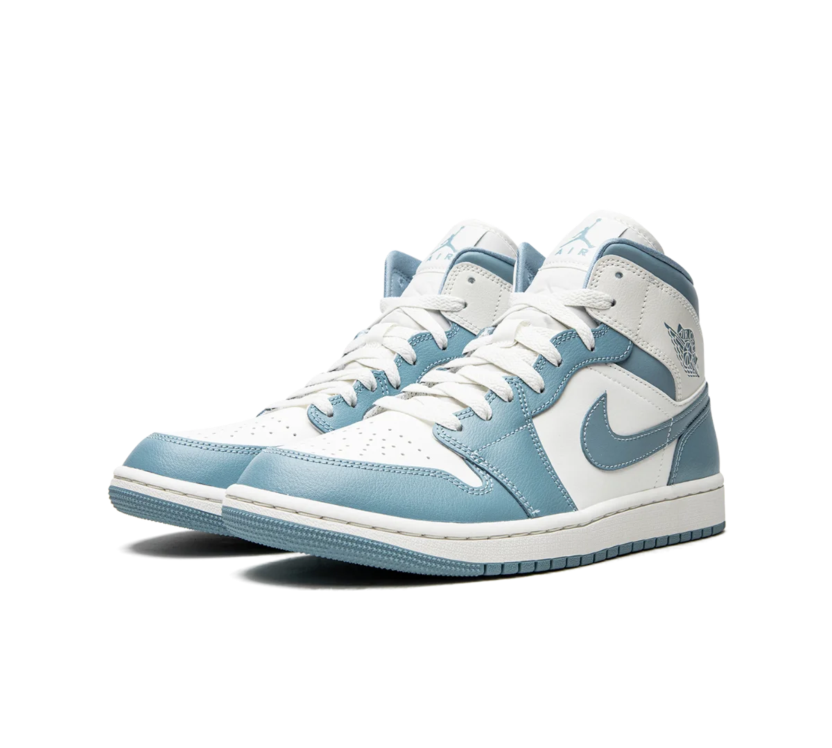 Tênis Nike Air Jordan 1 Mid 'UNC' Azul
