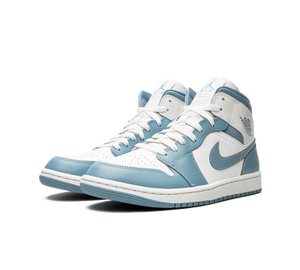 Tênis Nike Air Jordan 1 Mid 'UNC' Azul – foto 3