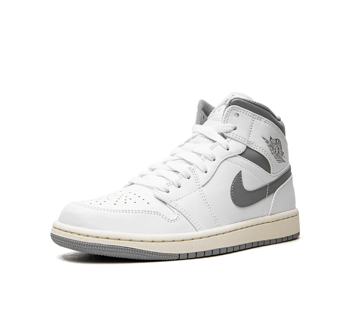 Tênis Nike Air Jordan 1 Mid 'Vintage Grey' Cinza