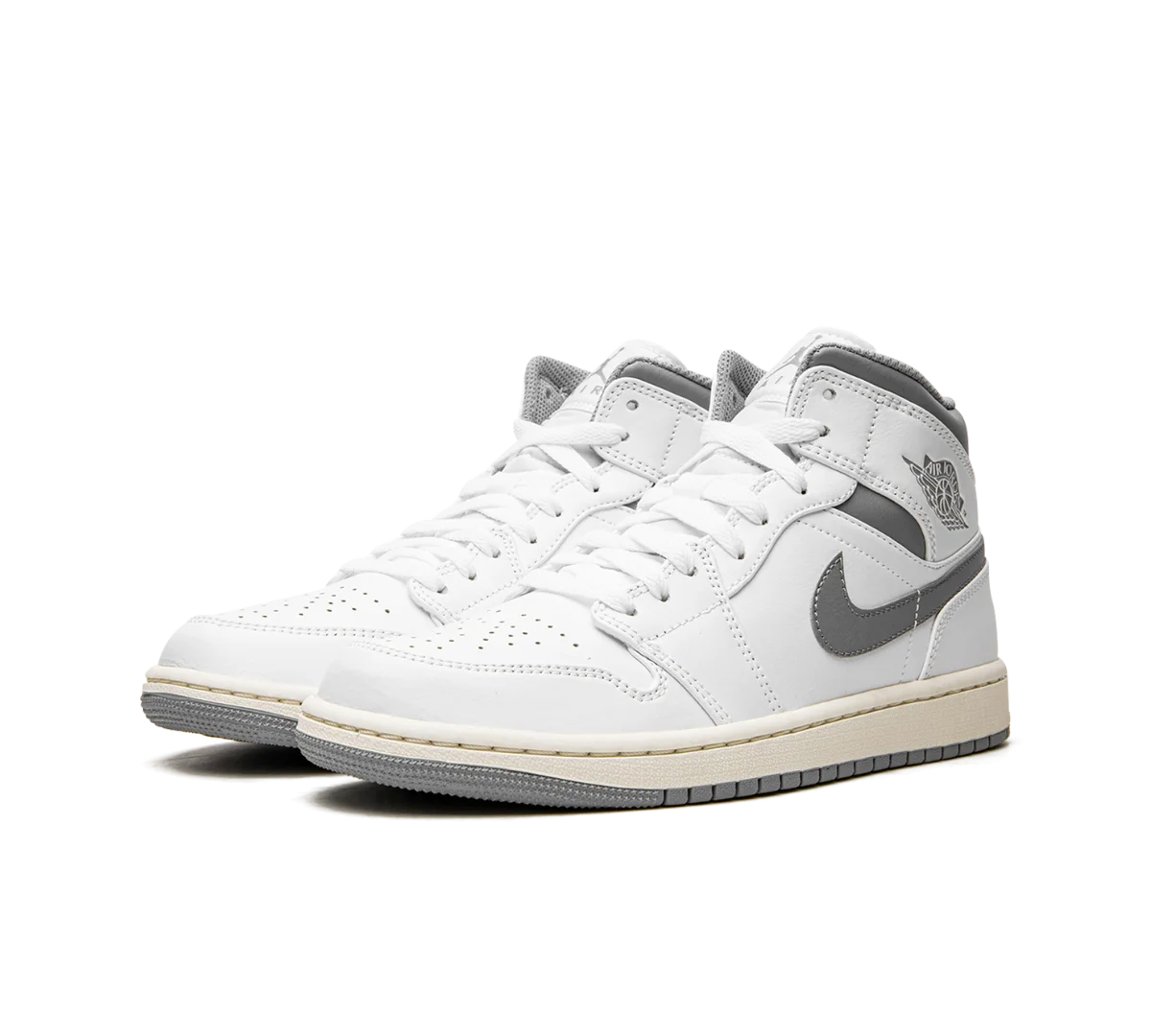 Tênis Nike Air Jordan 1 Mid 'Vintage Grey' Cinza