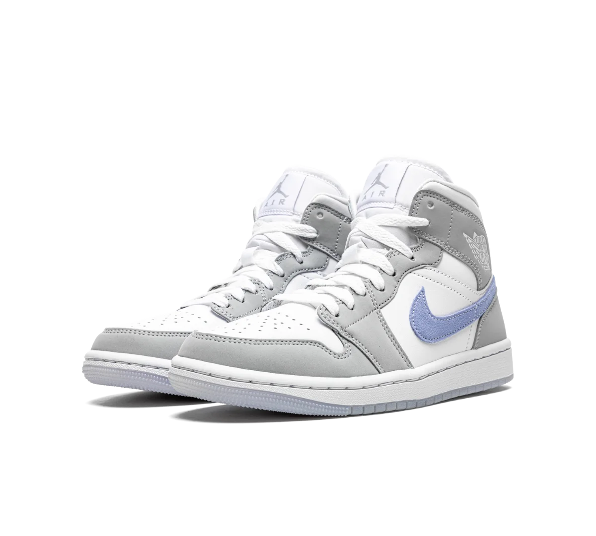 Tênis Nike Air Jordan 1 Mid 'Wolf Grey' Cinza
