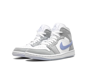 Tênis Nike Air Jordan 1 Mid 'Wolf Grey' Cinza – foto 3