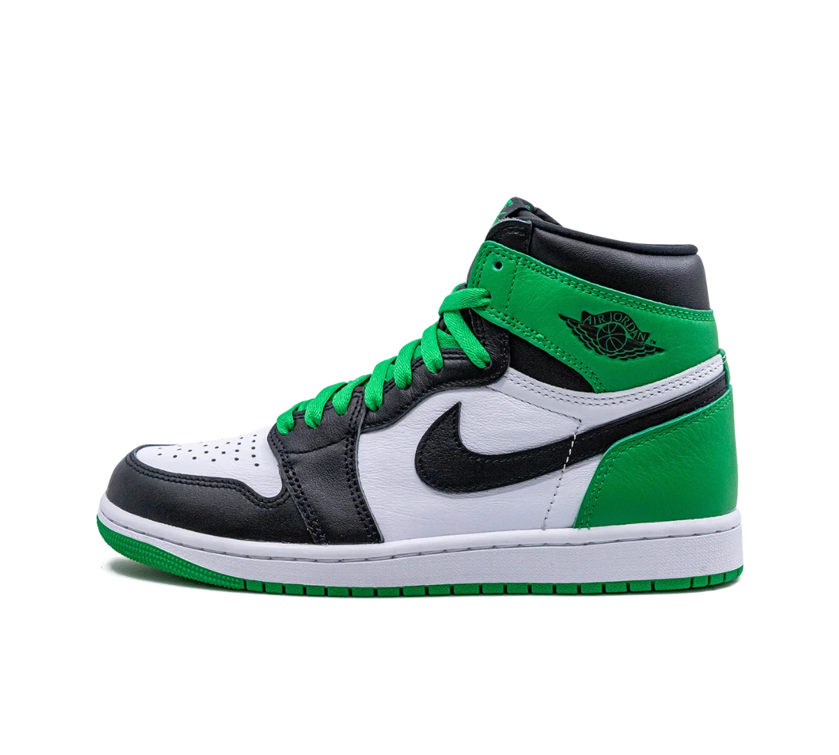 Tênis Nike Air Jordan 1 Retro High 'Lucky Green' Verde