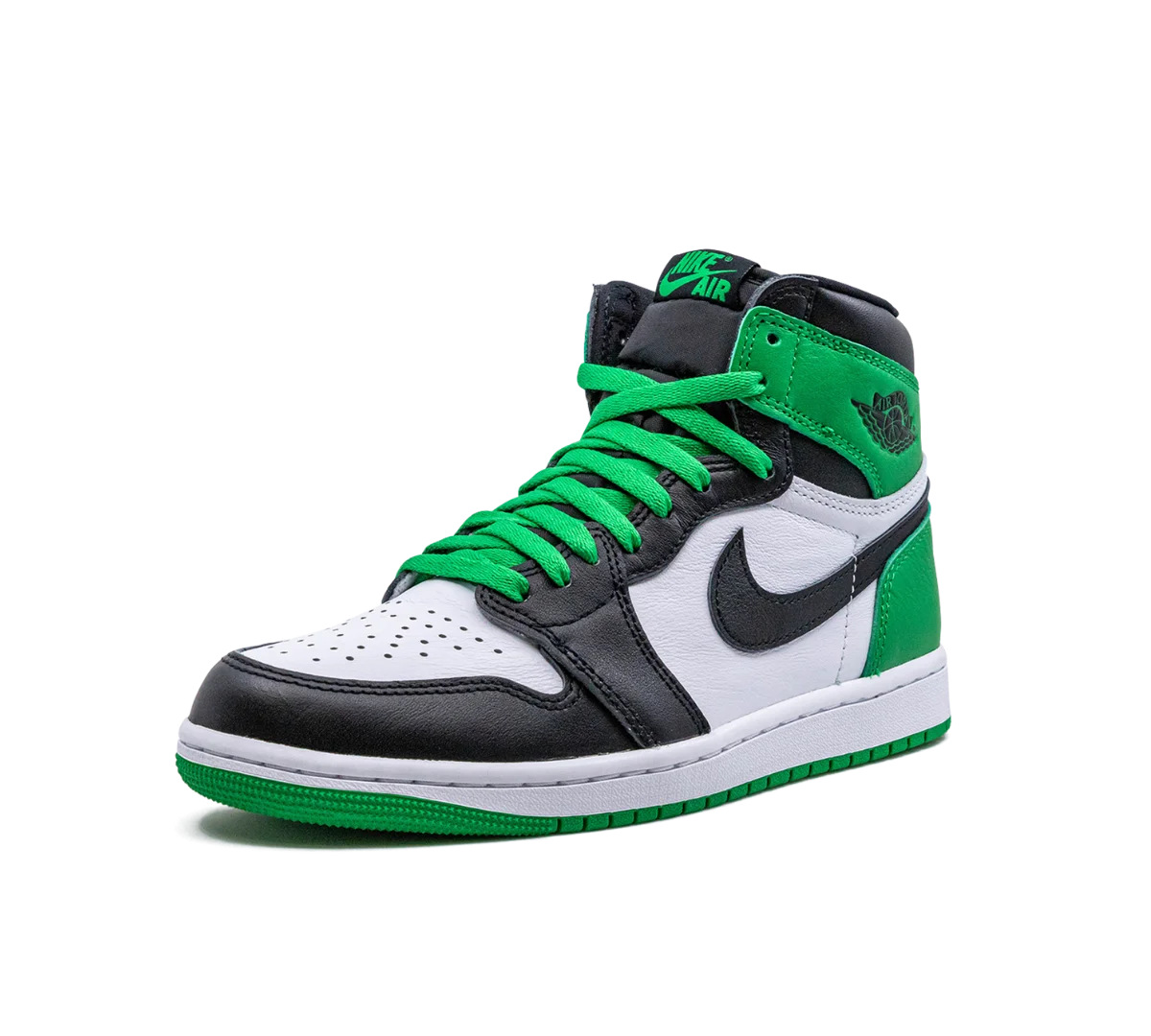Tênis Nike Air Jordan 1 Retro High 'Lucky Green' Verde