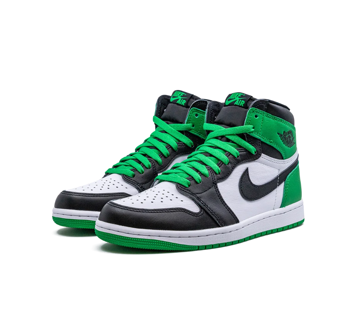 Tênis Nike Air Jordan 1 Retro High 'Lucky Green' Verde