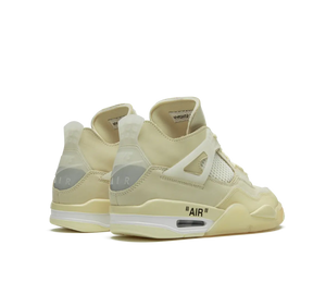Tênis Nike Air Jordan 4 Retro x Off-White 'Sail' Creme – foto 4