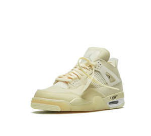 Tênis Nike Air Jordan 4 Retro x Off-White 'Sail' Creme – foto 2