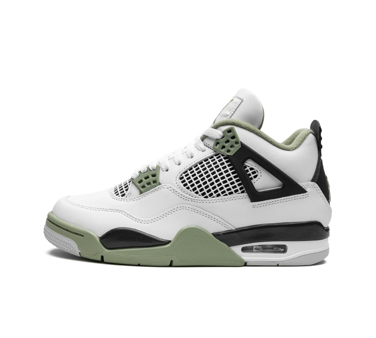 Tênis Nike Air Jordan 4 'Seafoam' Branco / Verde