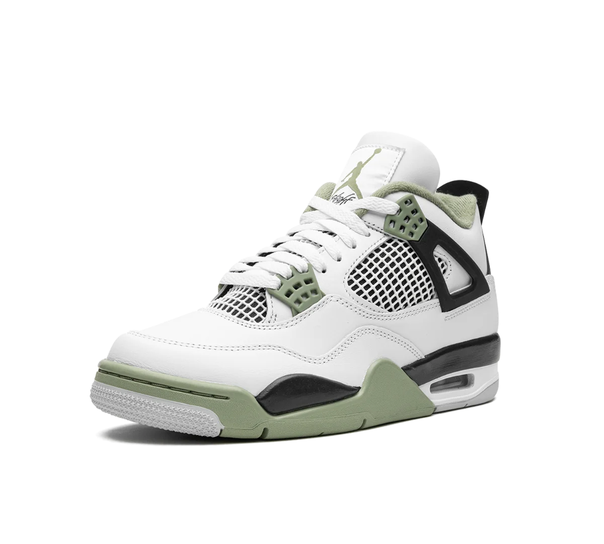 Tênis Nike Air Jordan 4 'Seafoam' Branco / Verde