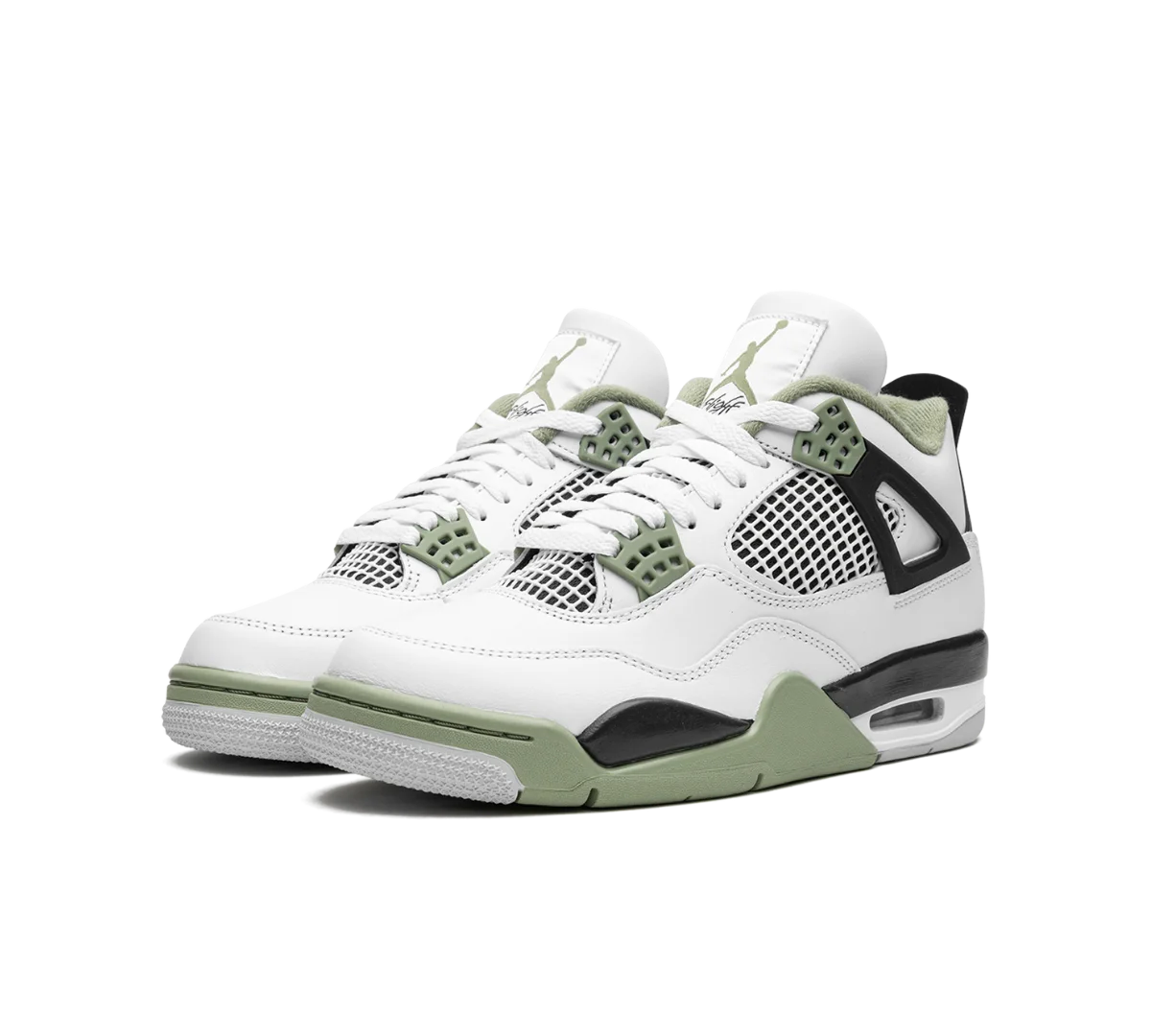 Tênis Nike Air Jordan 4 'Seafoam' Branco / Verde