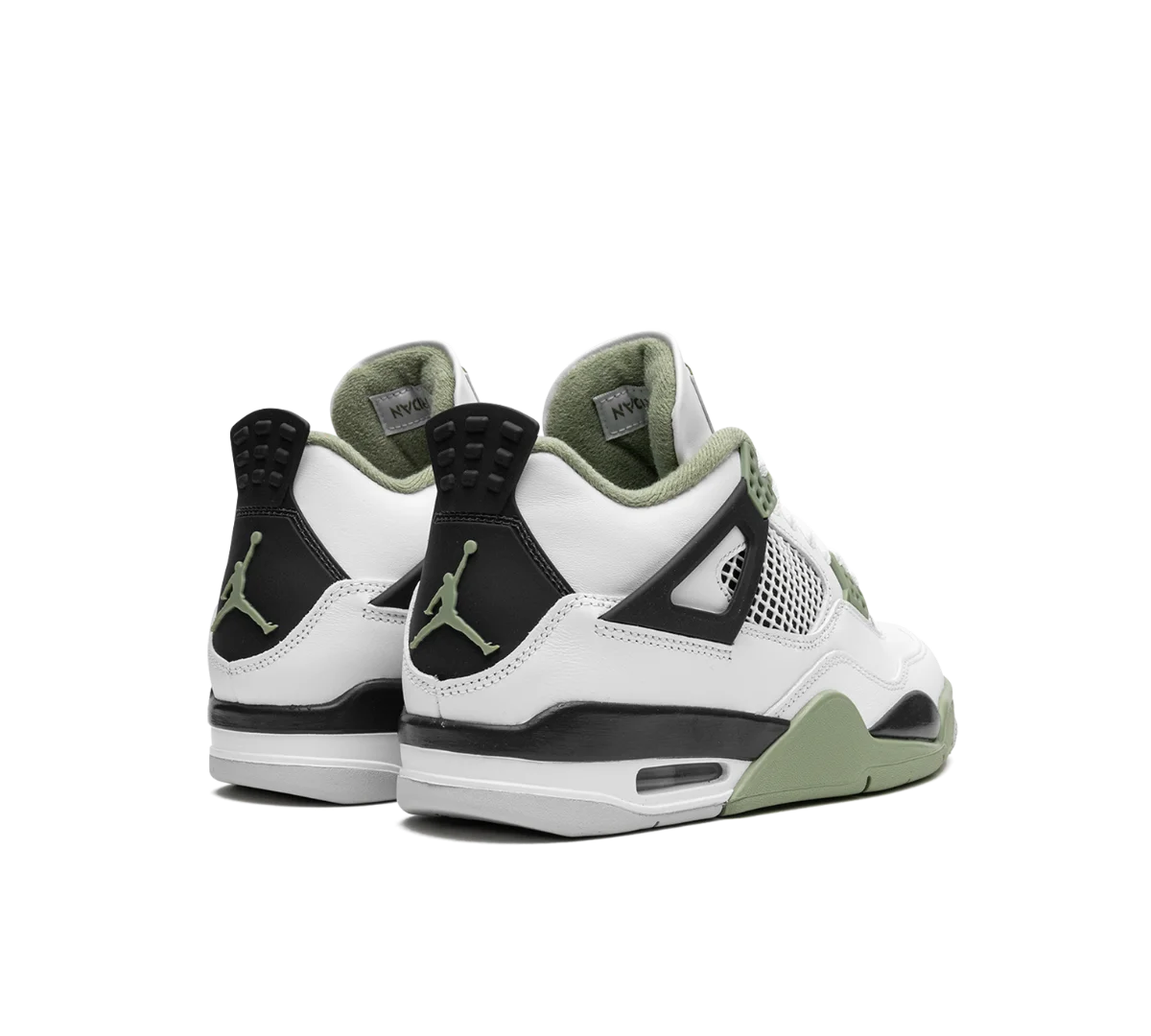 Tênis Nike Air Jordan 4 'Seafoam' Branco / Verde