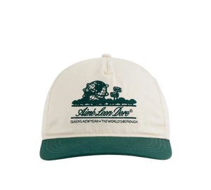 Boné Aimé Leon Dore 'Unisphere Hat Pristine' Bege / Verde – frente