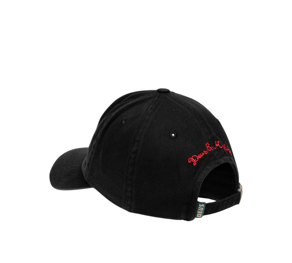 Boné Deus Ex Machina 'Deep Cut Black' Preto