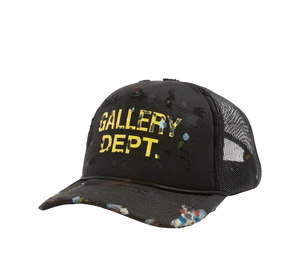 Boné Gallery Dept. 'Workshop Trucker Hat Black' Preto – frente