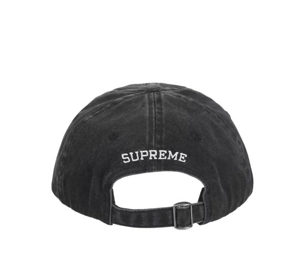 Boné Supreme 'Italy 6-Panel Black' Preto