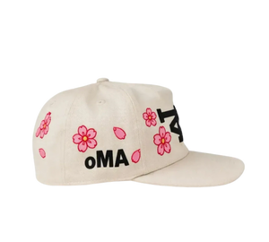 Boné oMA Studios 'NY NY Cherry Blossom Cream' Bege – foto 2