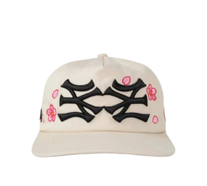 Boné oMA Studios 'LA LA Cherry Blossom Cream' Bege