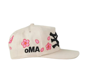Boné oMA Studios 'LA LA Cherry Blossom Cream' Bege – foto 2