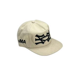 Boné oMA Studios 'NY NY Corduroy Cream' Bege
