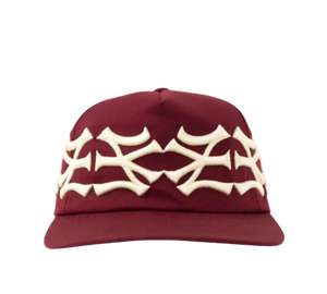 Boné oMA Studios 'Ny Ny Crown Hat Burgundy' Vinho