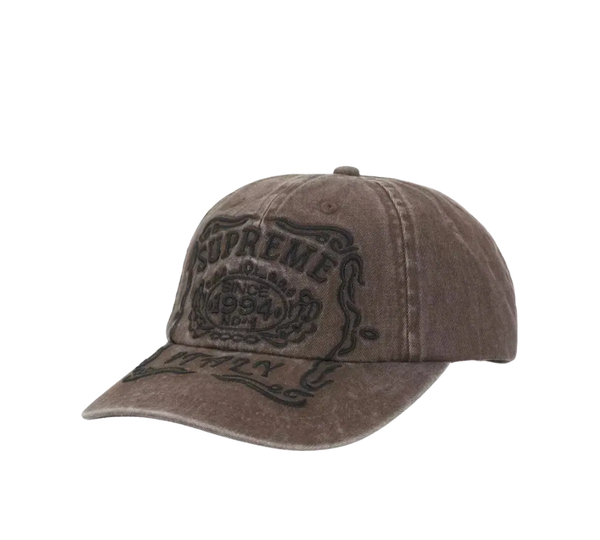 Boné Supreme 'Italy 6-Panel Brown' Marrom