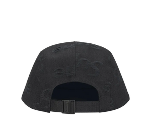 Boné Supreme 'Jacquard Logos Denim Camp Black' Preto
