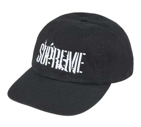 Boné Supreme Splatter 6-Panel 'Black'