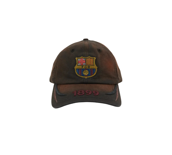 Boné Travis Scott x FC Barcelona 'Cactus Jack 1899 Distressed' Marrom