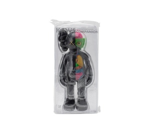 Boneco KAWS Companion Flayed Open Edition Vinyl Figure 'Black' Preto – embalagem