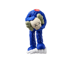 Boneco KAWS Fellows Vinyl Figure 'Blue' Azul – vista frontal