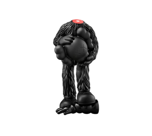 Boneco KAWS Fellows Vinyl Figure 'Black' Preto – vista frontal