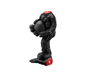 Boneco KAWS Fellows Vinyl Figure 'Black' Preto – vista lateral