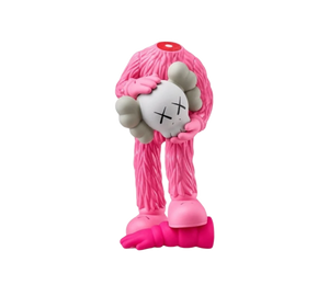 Boneco KAWS Fellows Vinyl Figure 'Pink' Rosa – vista frontal