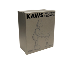 Boneco KAWS The Promise 'Brown' Marrom – embalagem