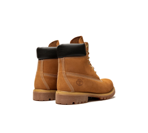 Bota Timberland 6-Inch Premium 'Wheat' Trigo – par, vista traseira