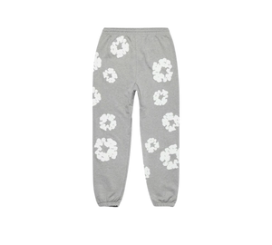 Calça Denim Tears 'The Cotton Wreath Sweatpants Grey' Cinza – costas