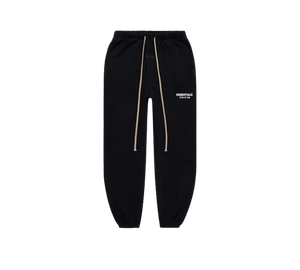 Calça Fear of God Essentials 'Fleece Essential Sweatpant Black' Preto – frente