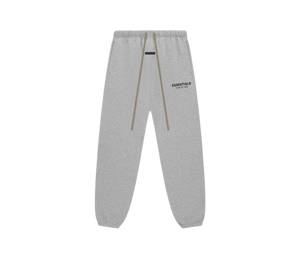 Calça Fear of God Essentials 'Fleece Essential Sweatpant Light Heather Gray' Cinza – frente