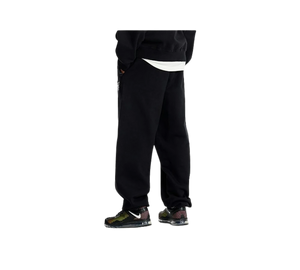 Calça Nike x Stussy 'Washed Sweatpants Black' Preto – frente