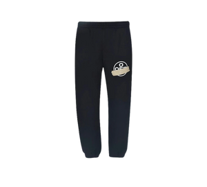 Calça Off-White 'Tape Arrows Short Sweatpants Black/Beige' Preto / Bege – frente