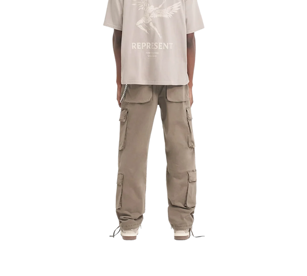 Calça Represent 'Baggy Cargo Dawn' Marrom