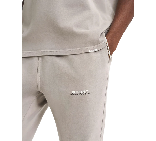 Calça Represent Moletom 'Patron Of The Club Mudstone' Marrom Claro