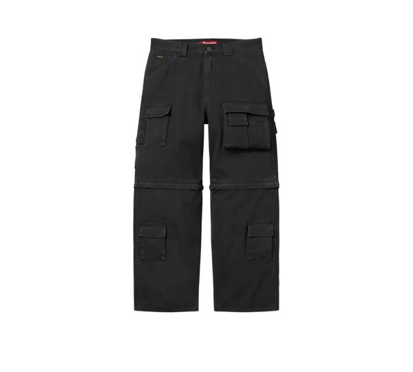 Calça Supreme 'Zip-Off Utility Black' Preto