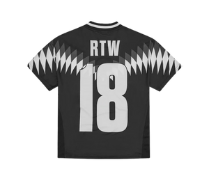 Camisa Corteiz 'Club RTW Football Jersey Black' Preto – costas