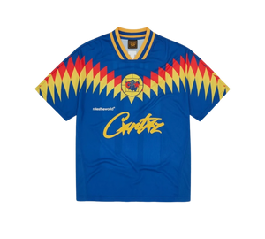 Camisa Corteiz 'Club RTW Football Jersey Blue' Azul – frente