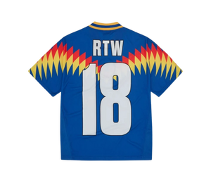Camisa Corteiz 'Club RTW Football Jersey Blue' Azul – costas