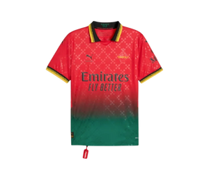 Camisa Off-White x Puma 'AC Milan Replica Jersey Red' Vermelho – frente