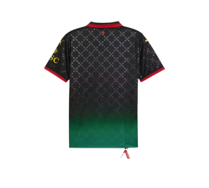 Camisa Off-White x Puma 'AC Milan Replica Jersey Black' Preto – costas